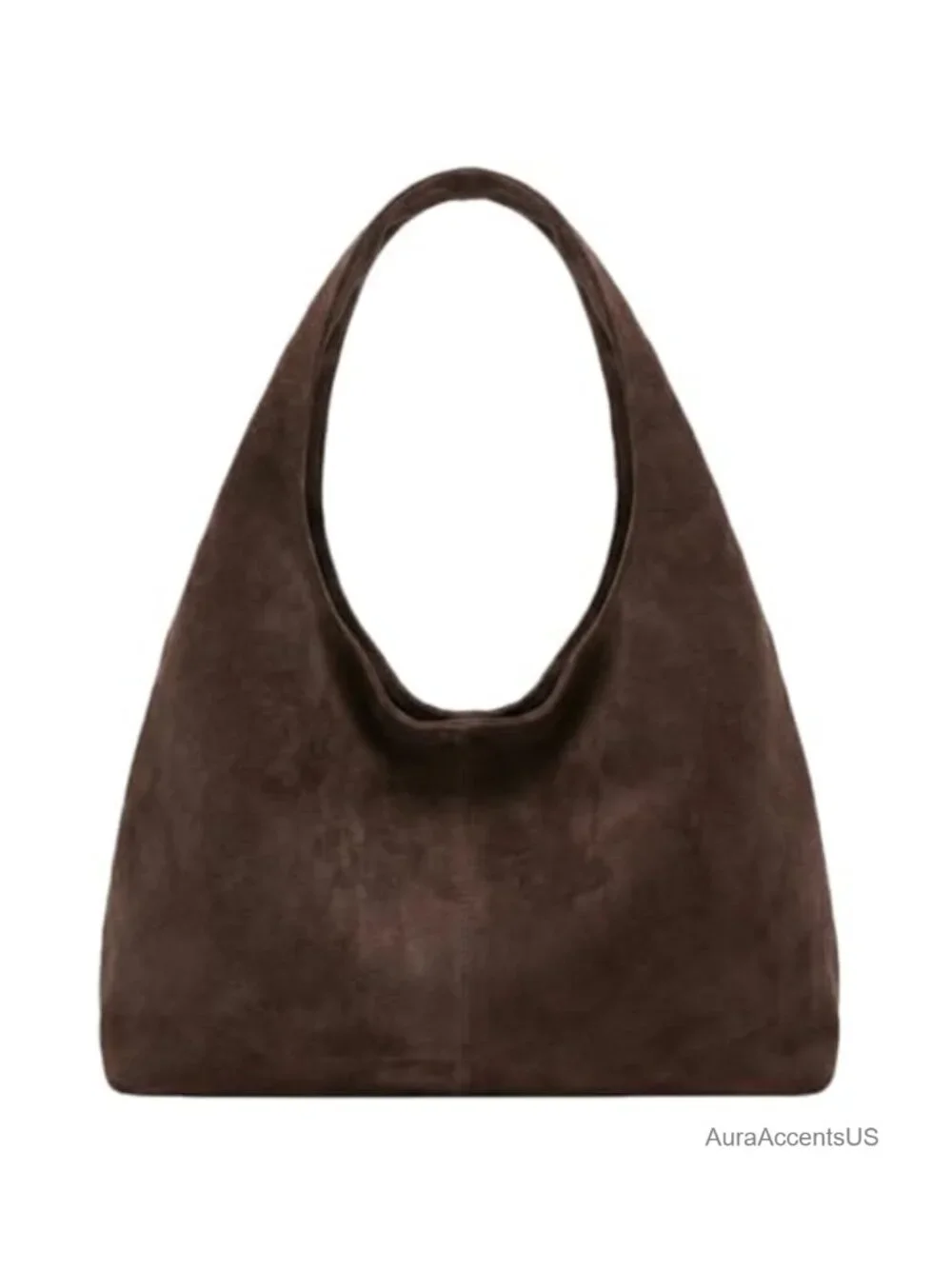 Slouchy Suede Crescent Hobo Bag Women Trendy Dumpling Underarm Purse